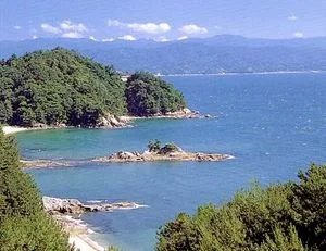 七五三ヶ浦海岸キャンプ場：七五三ヶ浦（しめがうら）海岸の写真