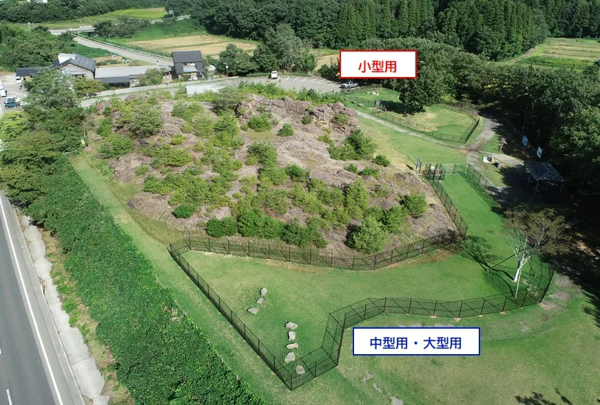 寄り道パーキング和気の岩 ドッグラン：ドッグランエリア
