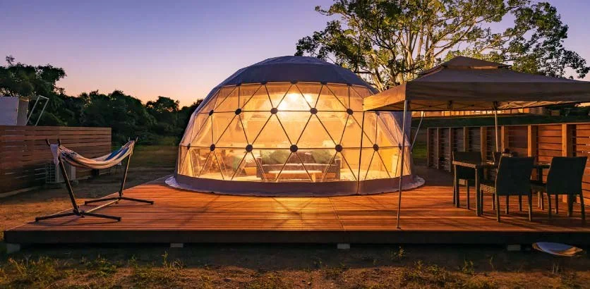 OKAYAMA GLAMPING SORANIA 区画サイト:公式サイト掲載写真