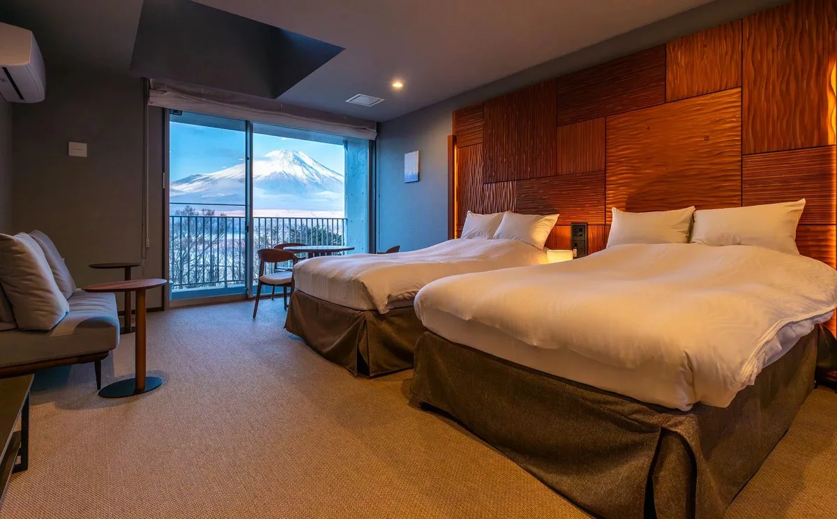 レジーナリゾート山中湖:写真:客室から見える富士山